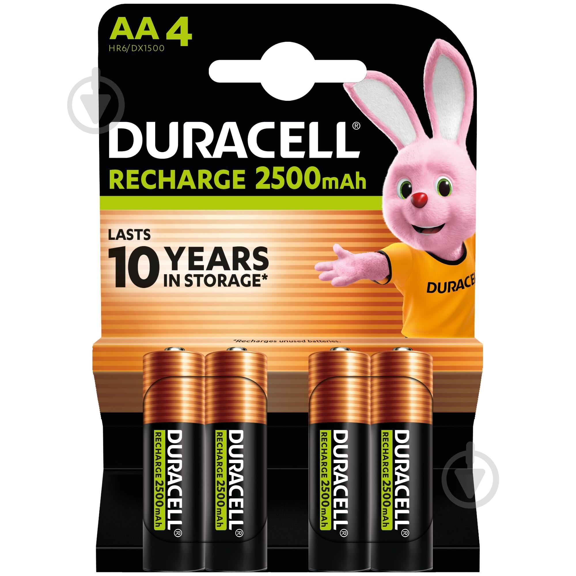 Аккумуляторы Duracell 2500 mAh AA (пальчиковые) 4 шт. - фото 2