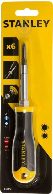 Отвертка со сменными насадками Stanley BASIC  0-68-012 - фото 3