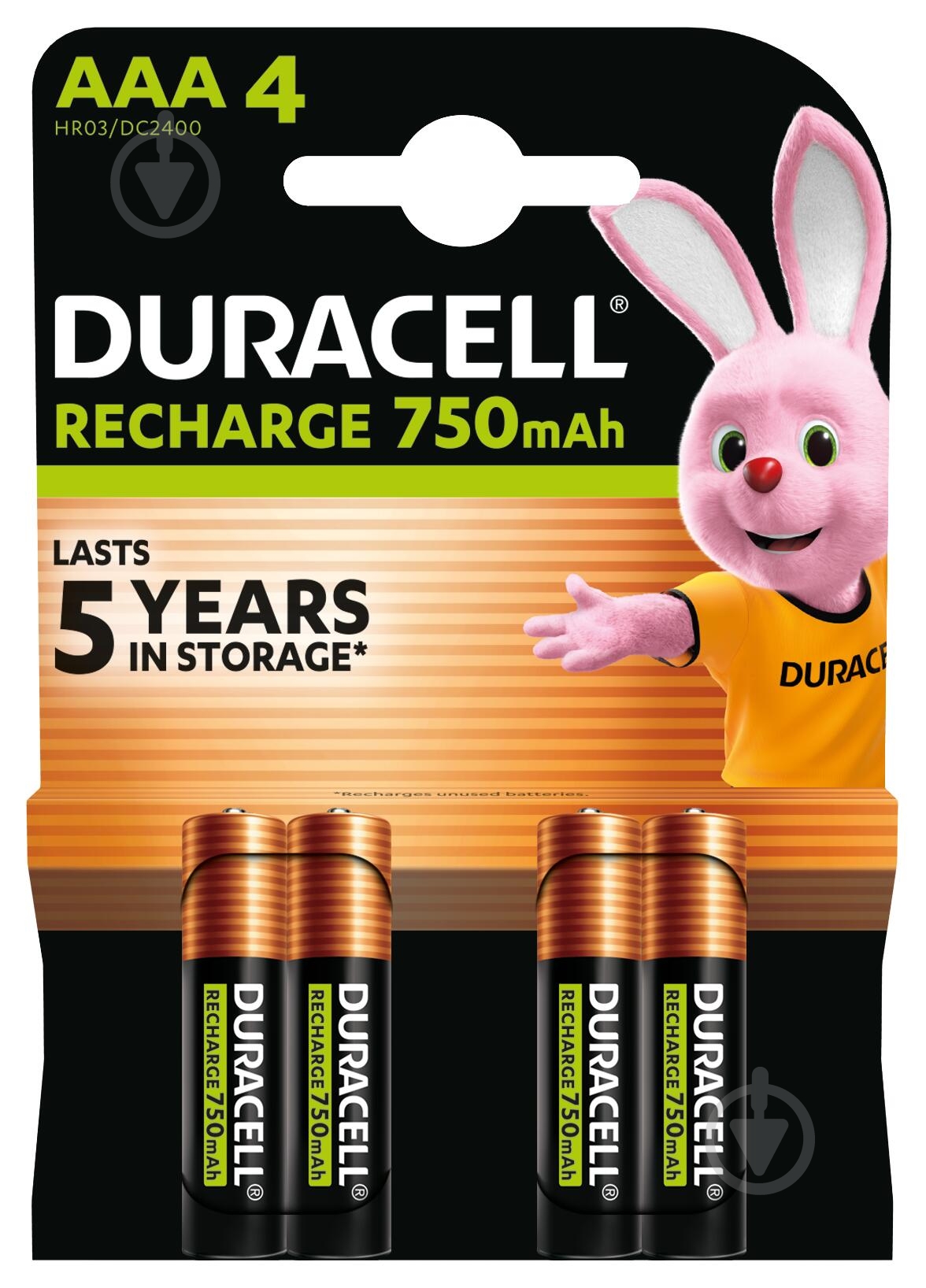 Аккумуляторы Duracell 750 mAh AAA (мизинчиковые) 4 шт. - фото 2