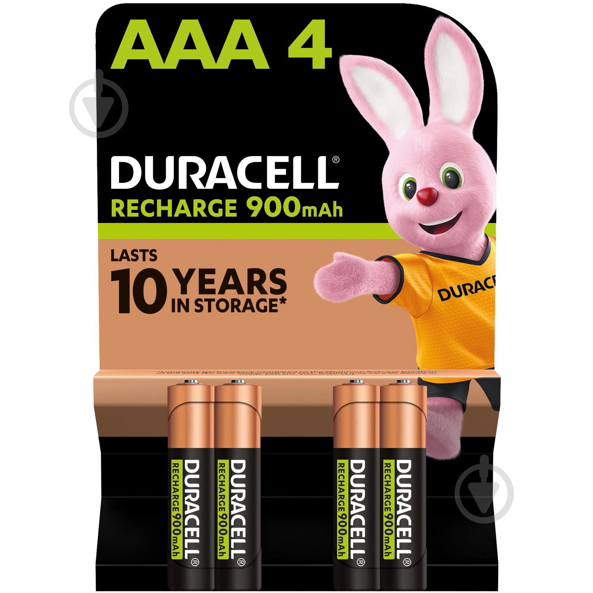 Акумулятори Duracell 900 mAh AAA (мізинчикові) 4 шт. - фото 1