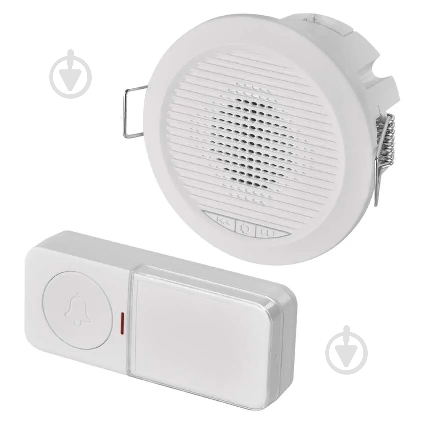 Дзвінок дверний Emos дротовий/бездротовий білий P57103 - фото 1