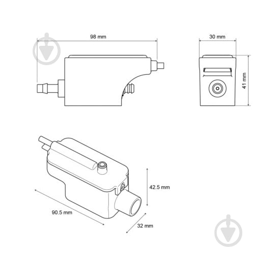 Насос для отвода конденсата SICCOM Mini Flowatch 0 - фото 2