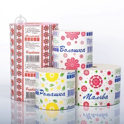 Туалетная бумага Малинський папір d 12 см однослойная 1 шт. - фото 2