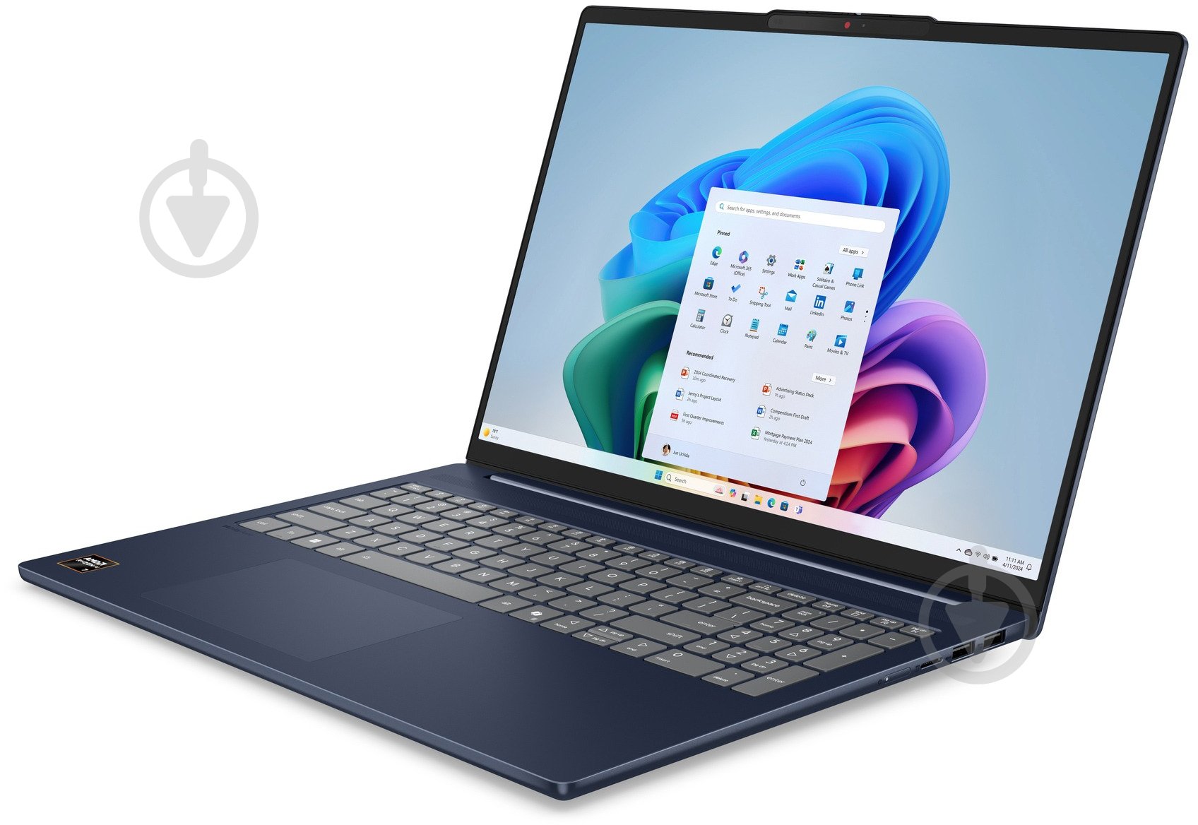 Ноутбук Lenovo ideapad Slim 5 16ARP10 16" (83HU002YRA) cosmic blue - фото 5