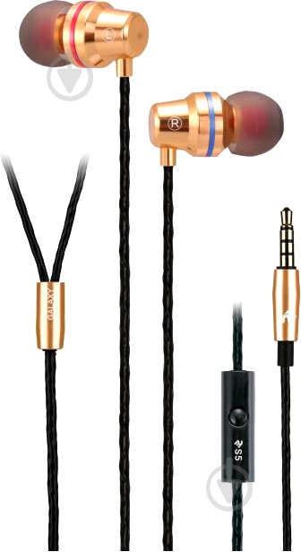 Наушники 2E 2E-IES5GD gold - фото 1 Наушники 2E 2E-IES5GD gold - фото 1