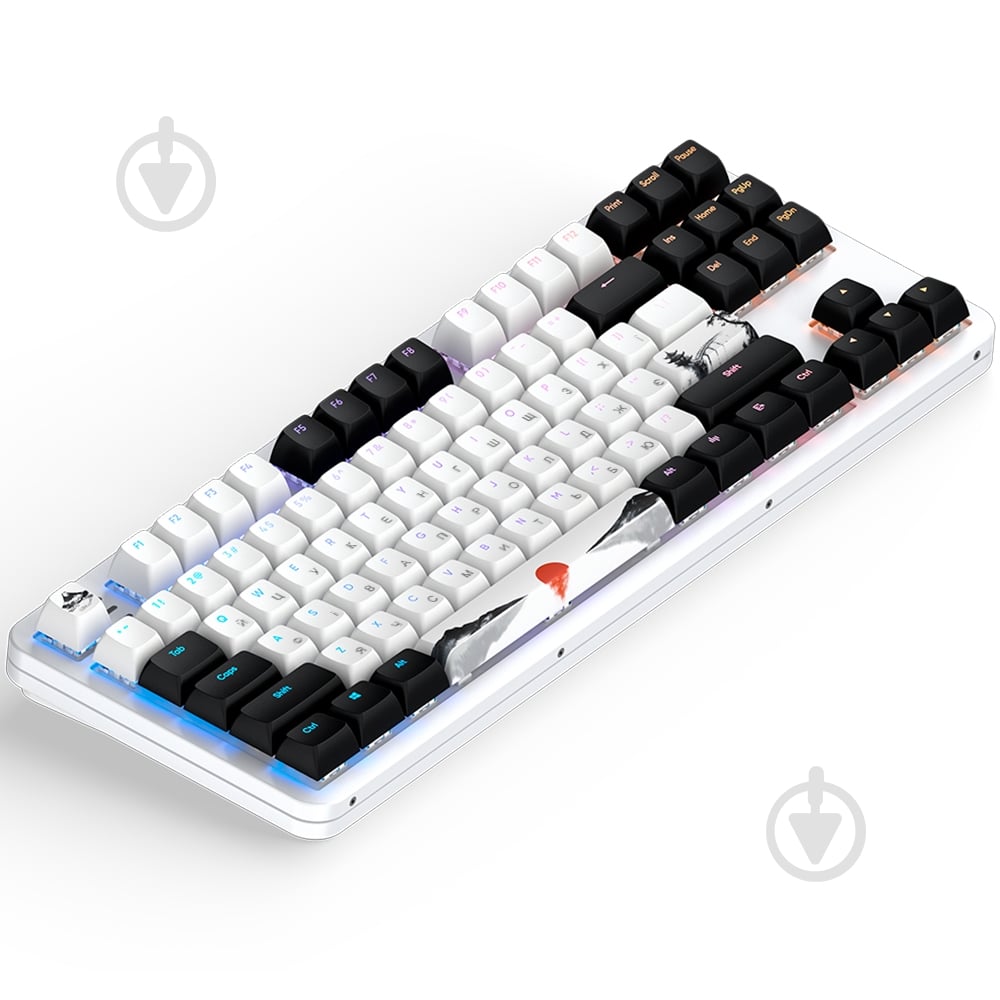 Клавіатура ігрова Dark Project ALU87 Fuji II Mechanical (DPKB_FUJI_87_ANSI) white/black - фото 3 Клавіатура ігрова Dark Project ALU87 Fuji II Mechanical (DPKB_FUJI_87_ANSI) white/black - фото 3