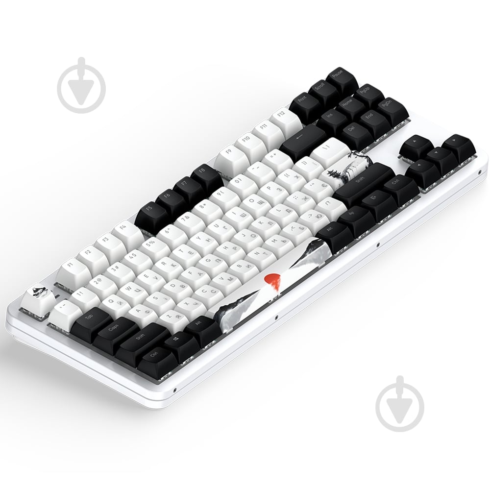 Клавіатура ігрова Dark Project ALU87 Fuji II Mechanical (DPKB_FUJI_87_ANSI) white/black - фото 4 Клавіатура ігрова Dark Project ALU87 Fuji II Mechanical (DPKB_FUJI_87_ANSI) white/black - фото 4