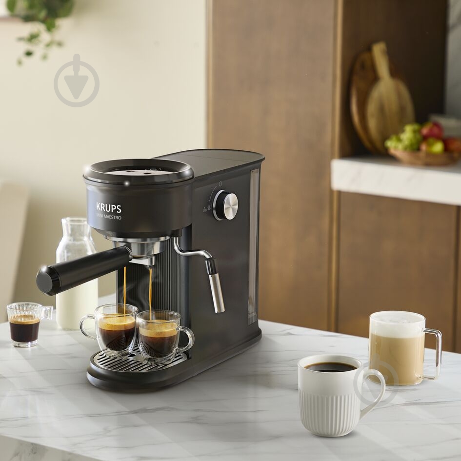 Кофеварка рожковая Krups Mini Maestro XP3508E0 - фото 15