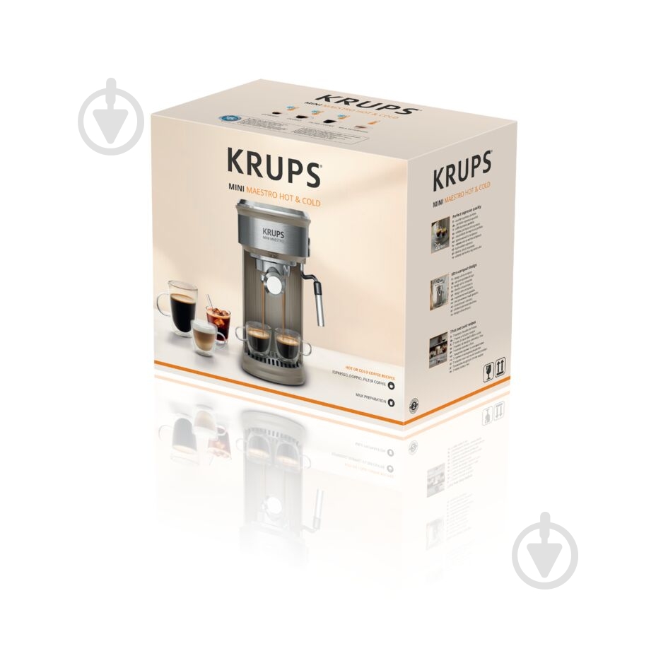 Кофеварка рожковая Krups Mini Maestro XP350AE0 - фото 14