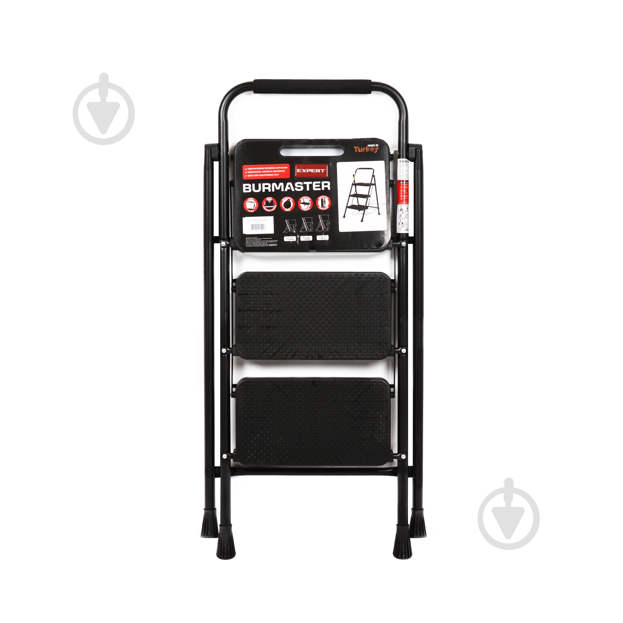 Драбина-стрем’янка Burmaster EXPERT 3 сходинки - фото 2 Драбина-стрем’янка Burmaster EXPERT 3 сходинки - фото 2