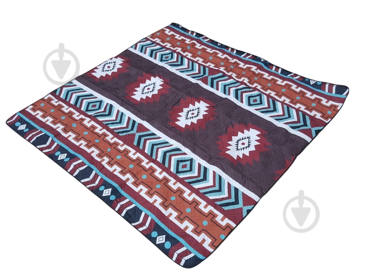 Килимок Time Eco 202 Etno 200x200 см різнокольоровий - фото 1 Килимок Time Eco 202 Etno 200x200 см різнокольоровий - фото 1