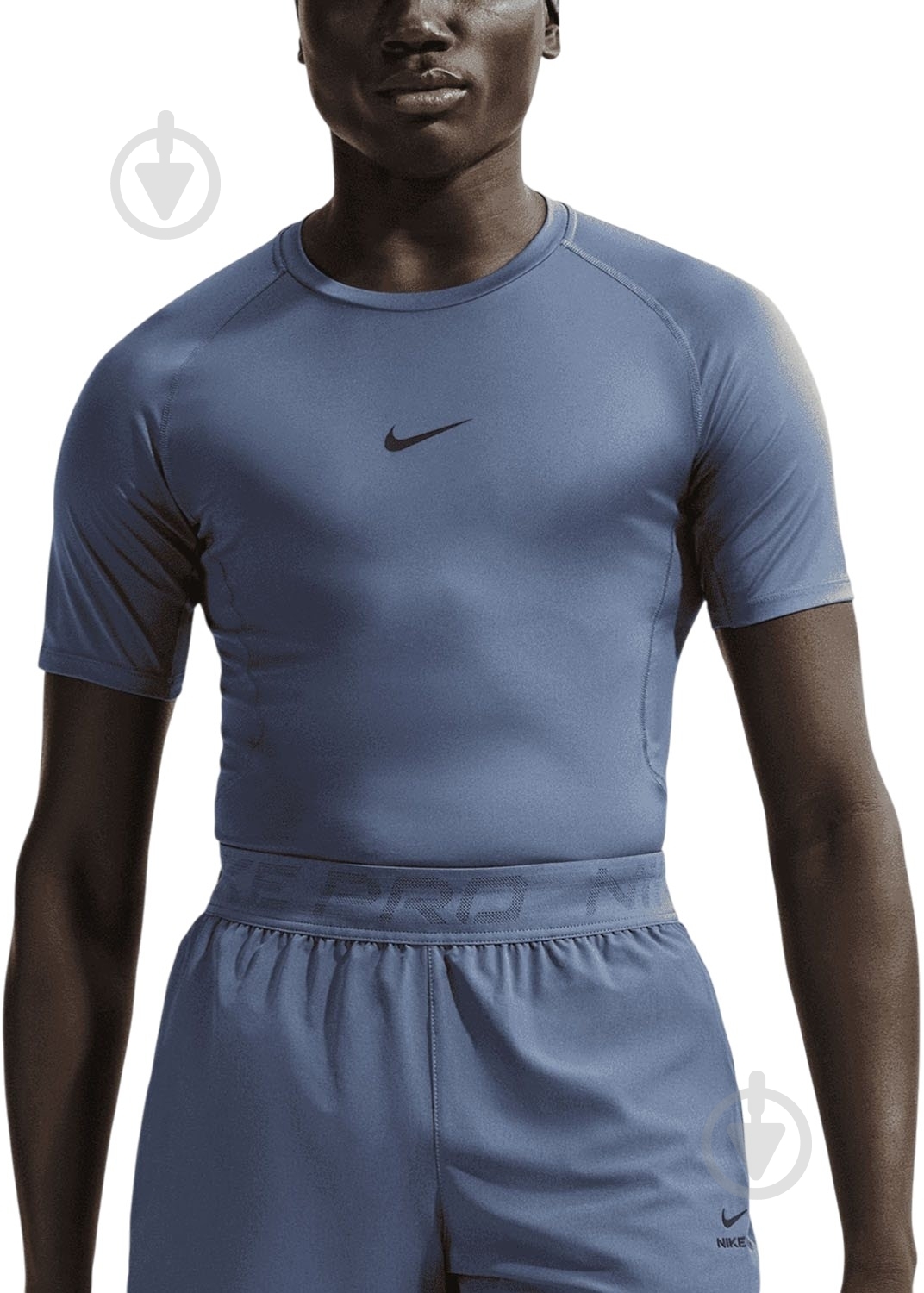 Футболка Nike Pro FB7932-491 р.M голубой - фото 1