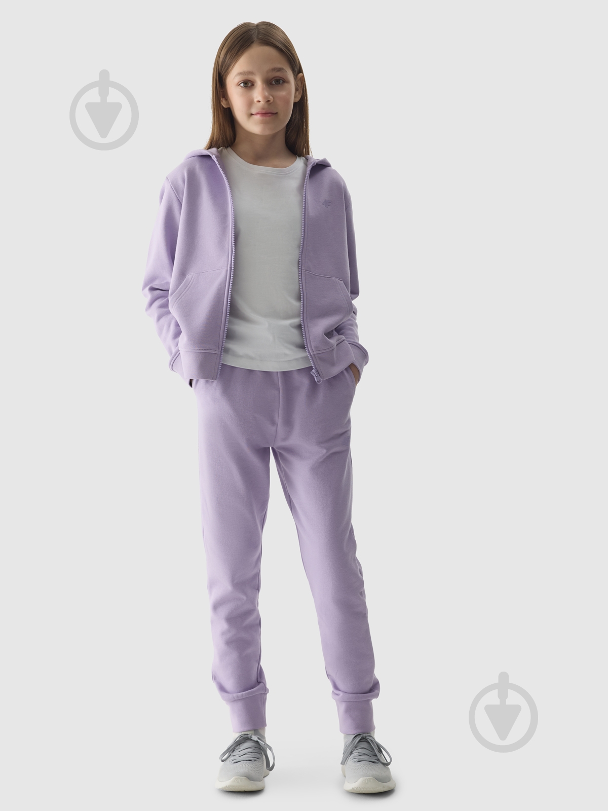 Брюки 4F TROUSERS CAS F587 4FJWSS24TTROF587-52S р. 164 фиолетовый - фото 1