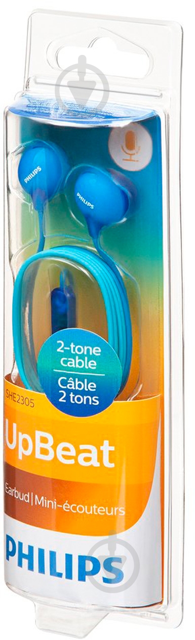 Наушники Philips blue (SHE2305BL/00) - фото 6 Наушники Philips blue (SHE2305BL/00) - фото 6