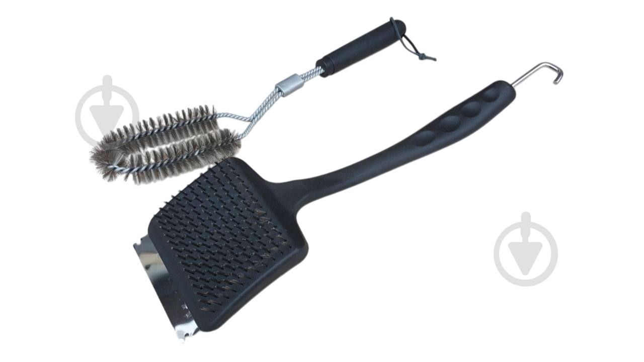 Набір інструментів для гриля Time Eco лопатка та йоржик TS-40B - фото 1 Набір інструментів для гриля Time Eco лопатка та йоржик TS-40B - фото 1