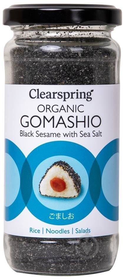 Приправа Гомасио из черного кунжута органическая 100 г Clearspring (T9856) - фото 1 Приправа Гомасио из черного кунжута органическая 100 г Clearspring (T9856) - фото 1
