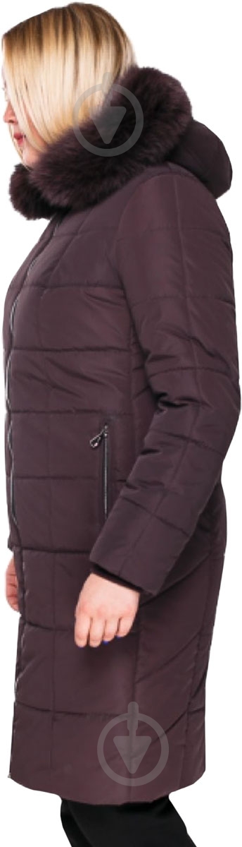 Куртка жіноче зимове Adonis КАМЕЛІЯ Z19-329/C#499 F р.58 темно-фіолетове - фото 3