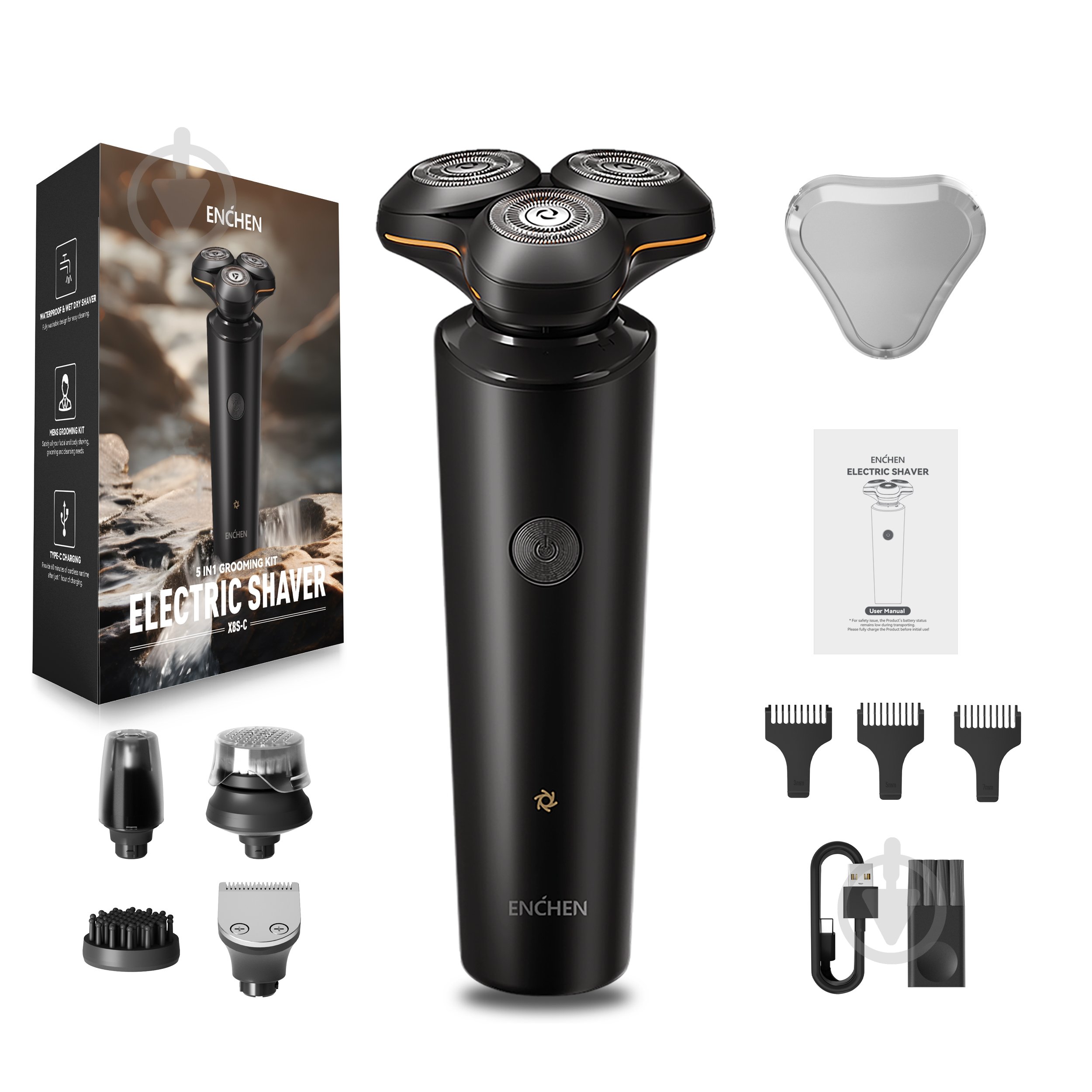 Электробритва ENCHEN X8S-C - фото 2 Электробритва ENCHEN X8S-C - фото 2