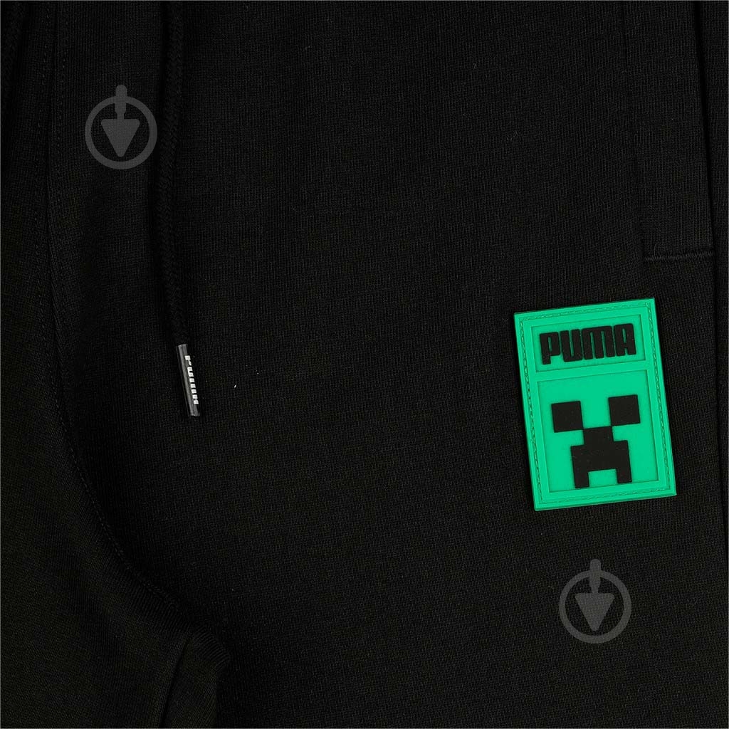 Штани Puma MINECRAFT SWEATPANTS 53343701 р. 152 чорний - фото 6