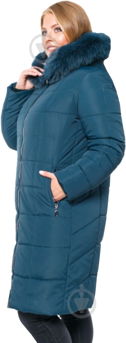 Куртка женское зимнее Adonis КАМЕЛИЯ Z19-329/C#5252 р.XL синее - фото 2 Куртка женское зимнее Adonis КАМЕЛИЯ Z19-329/C#5252 р.XL синее - фото 2
