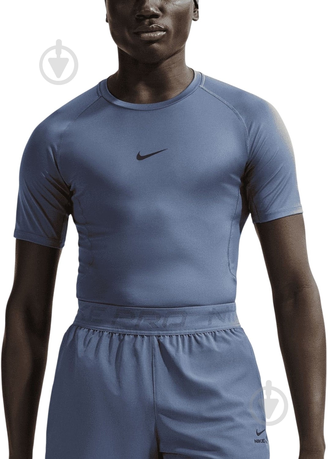 Футболка Nike Pro FB7932-491 р.S голубой - фото 1