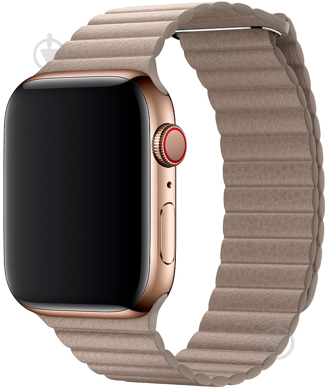 Ремешок Apple 44mm Stone Leather Loop - Medium MTHC2ZM/A - фото 1