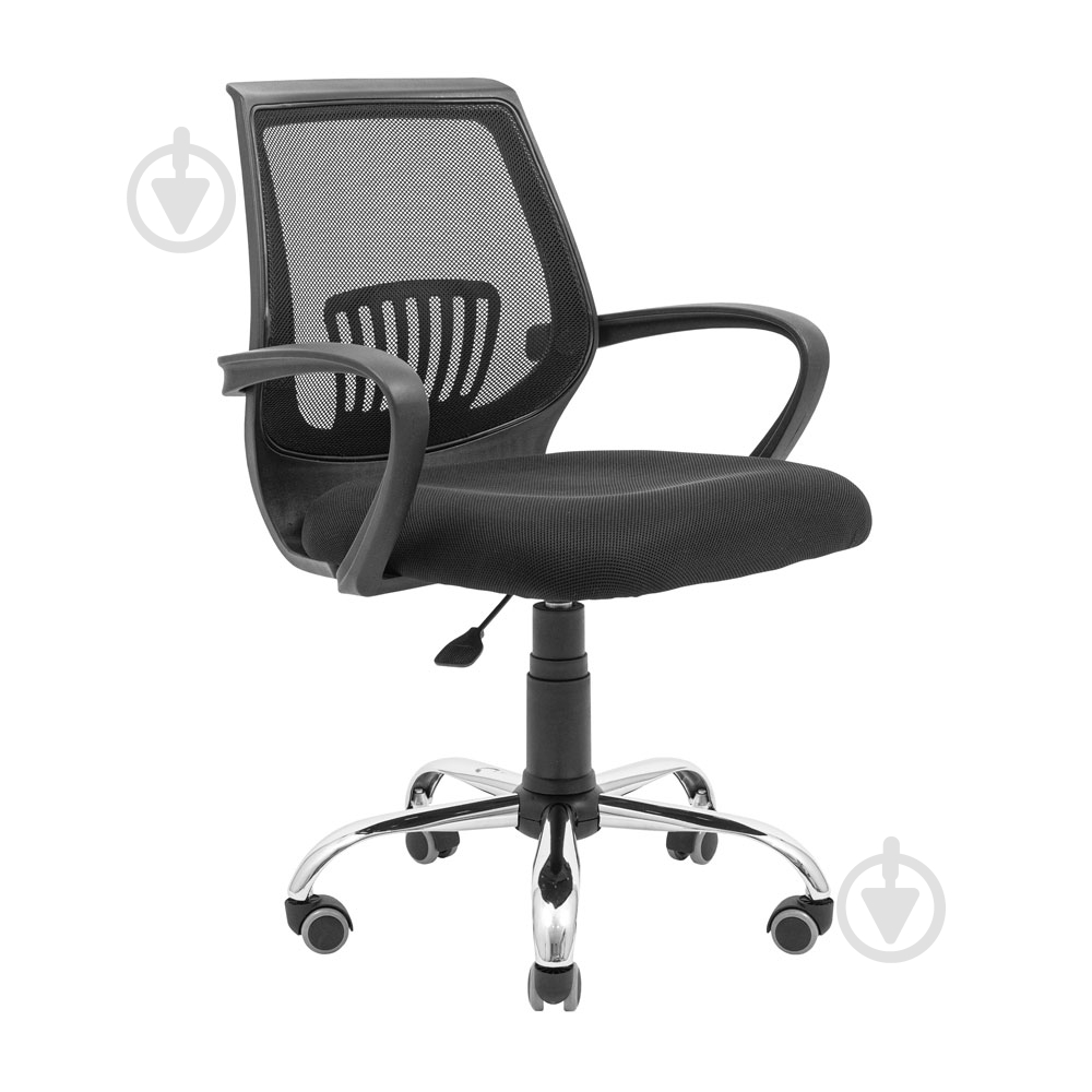 Кресло Richman Стар Хром Сетка черный - фото 1 Кресло Richman Стар Хром Сетка черный - фото 1