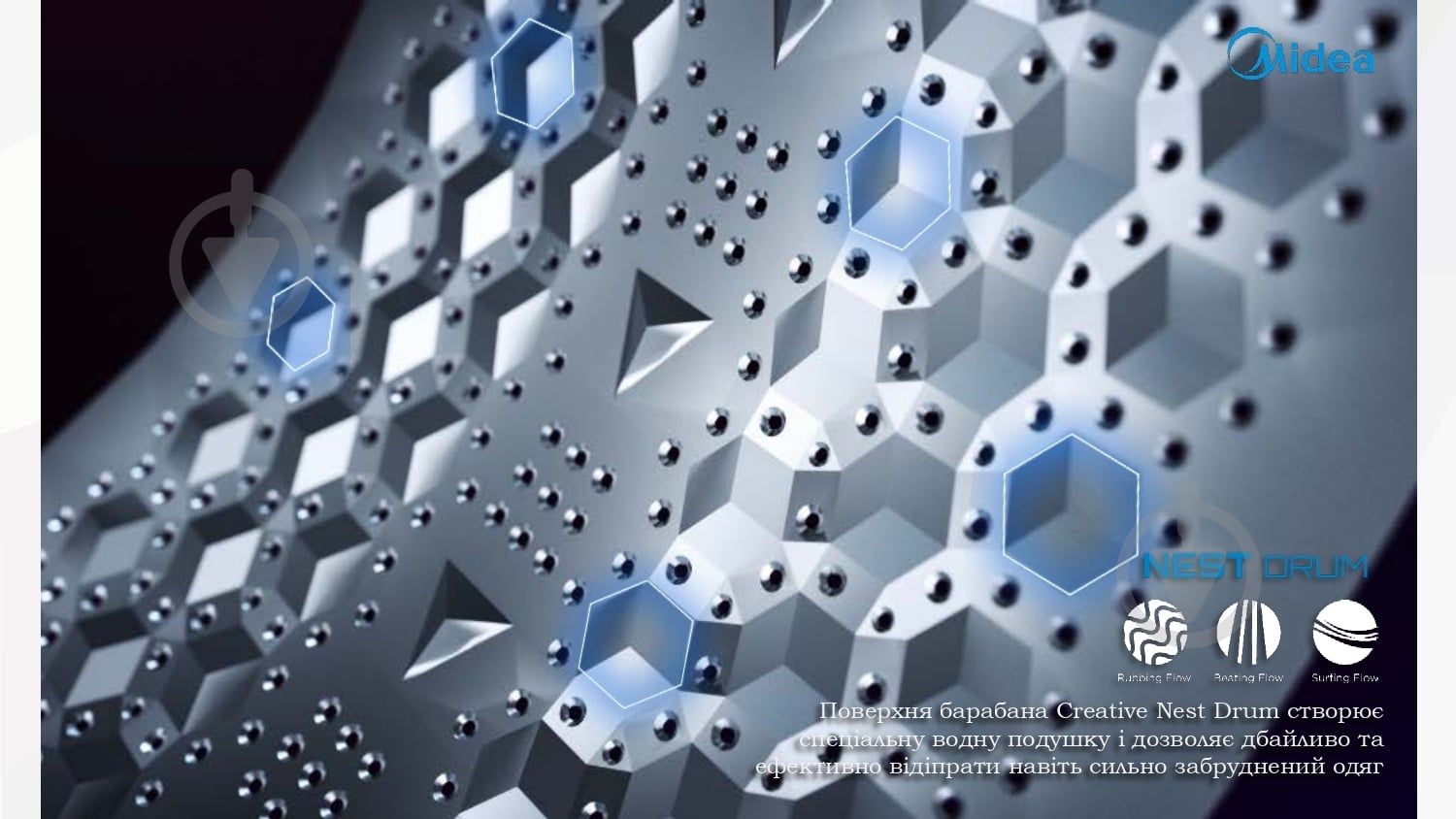 Стиральная машина Midea MF100T60B/W-UA - фото 15