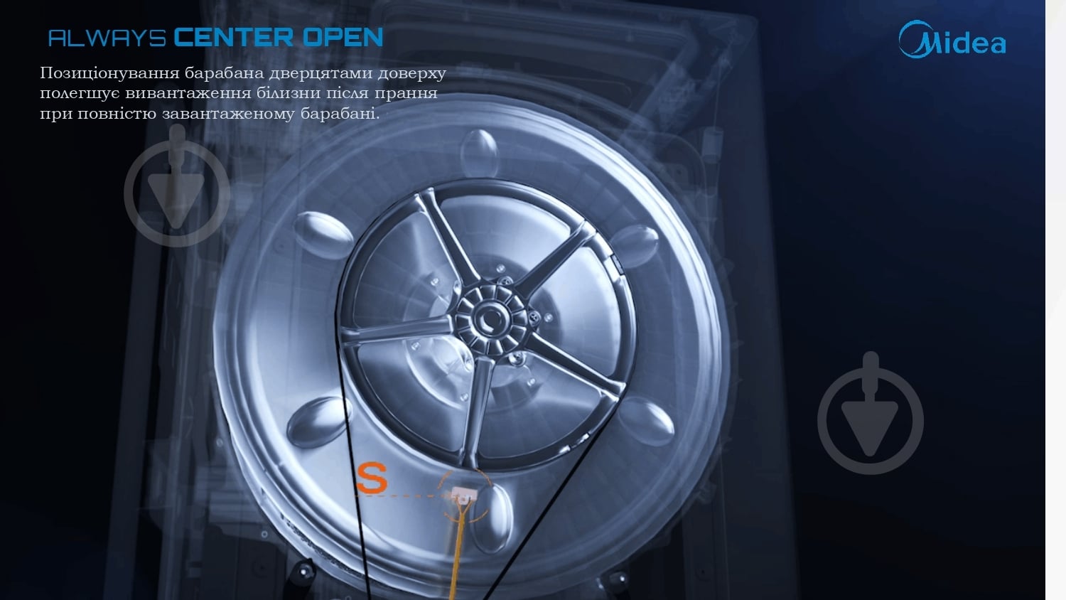Стиральная машина Midea MF100T60B/W-UA - фото 16