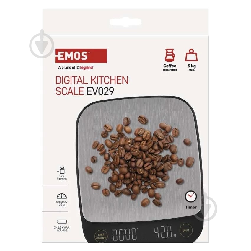 Ваги кухонні Emos EV029 - фото 12 Ваги кухонні Emos EV029 - фото 12