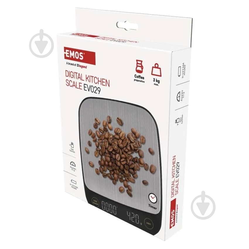 Ваги кухонні Emos EV029 - фото 3 Ваги кухонні Emos EV029 - фото 3