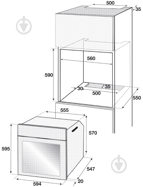 Духовой шкаф Beko BIE 25400 XM - фото 2