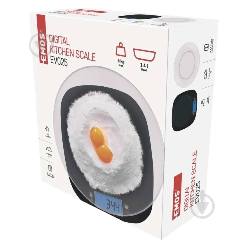 Весы кухонные Emos EV025 - фото 3 Весы кухонные Emos EV025 - фото 3