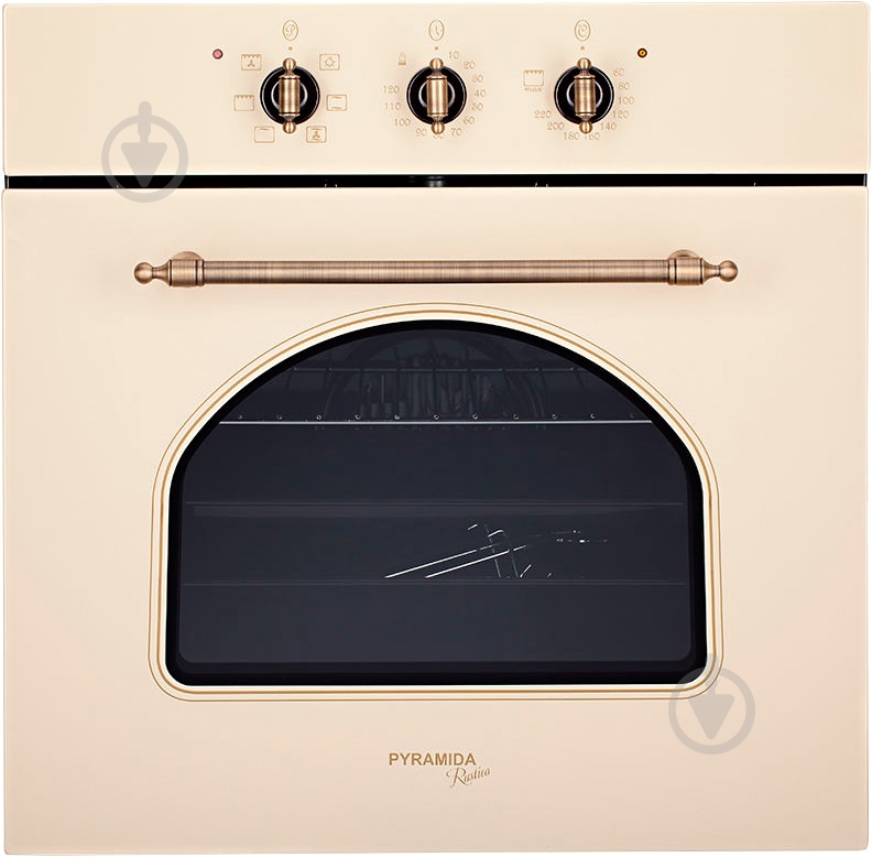 Духовой шкаф Pyramida F 61 IVORY RUSTICO - фото 1