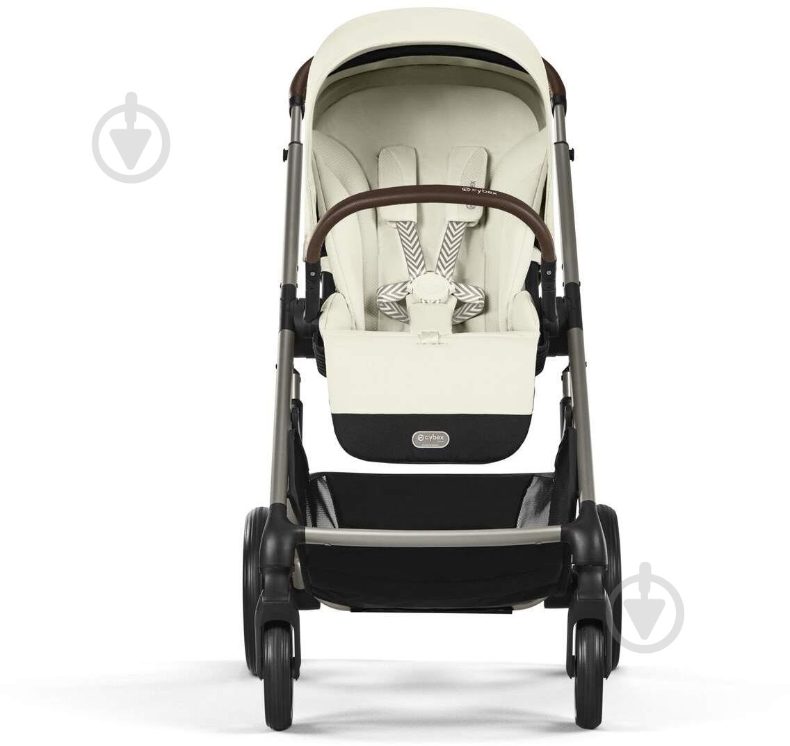 Коляска прогулянкова Cybex Balios S Lux TPE Seashell Beige (з бампером) - фото 2