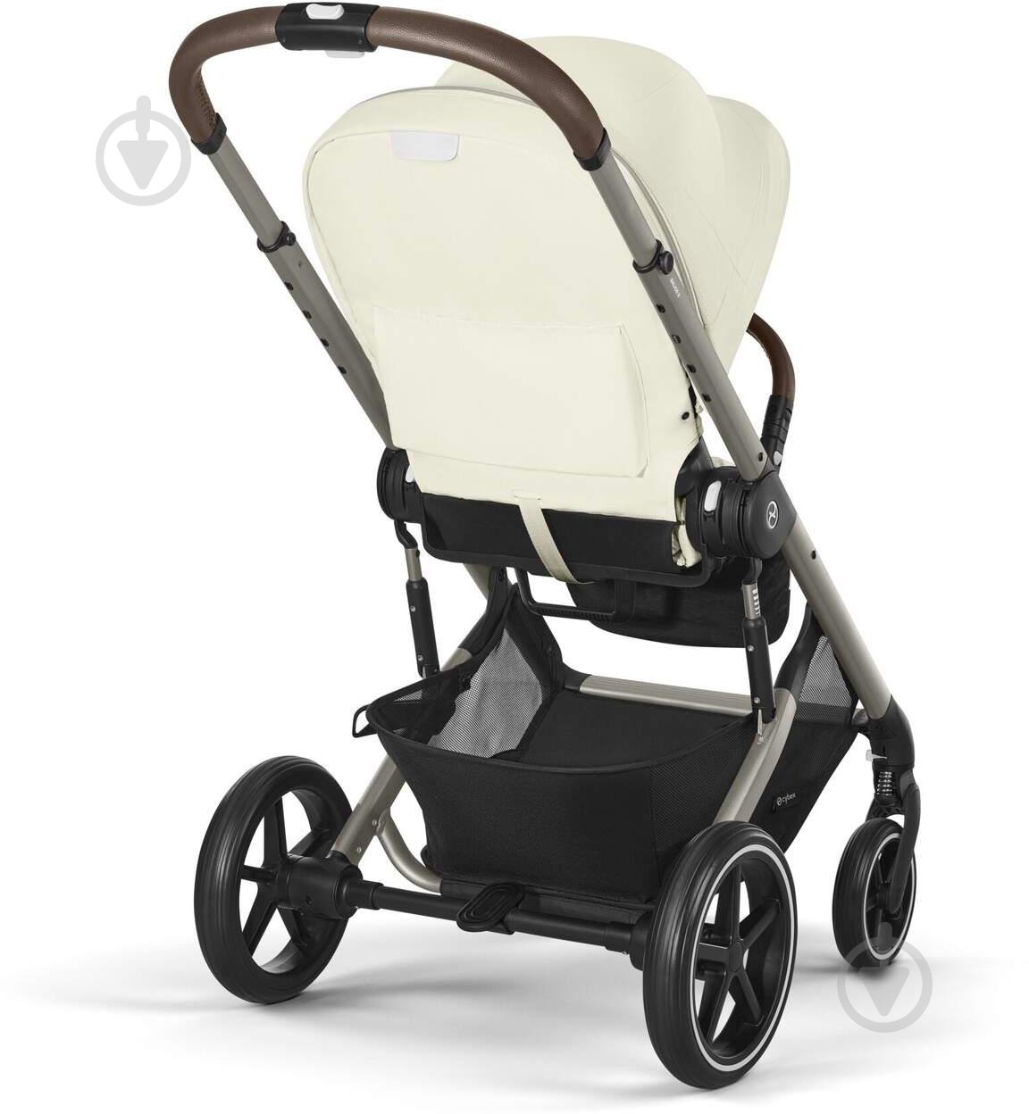 Коляска прогулянкова Cybex Balios S Lux TPE Seashell Beige (з бампером) - фото 7