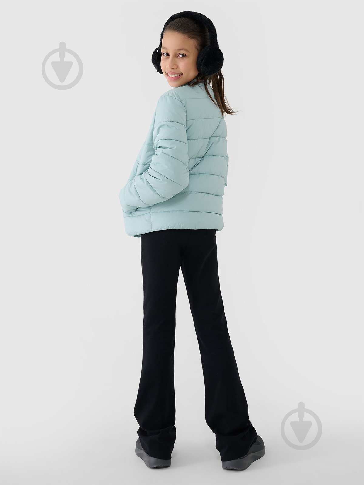 Куртка для дівчаток демісезонна 4F DOWN JACKET F515 4FJWSS25TDJAF515-47S р.122 бірюзова - фото 5 Куртка для дівчаток демісезонна 4F DOWN JACKET F515 4FJWSS25TDJAF515-47S р.122 бірюзова - фото 5