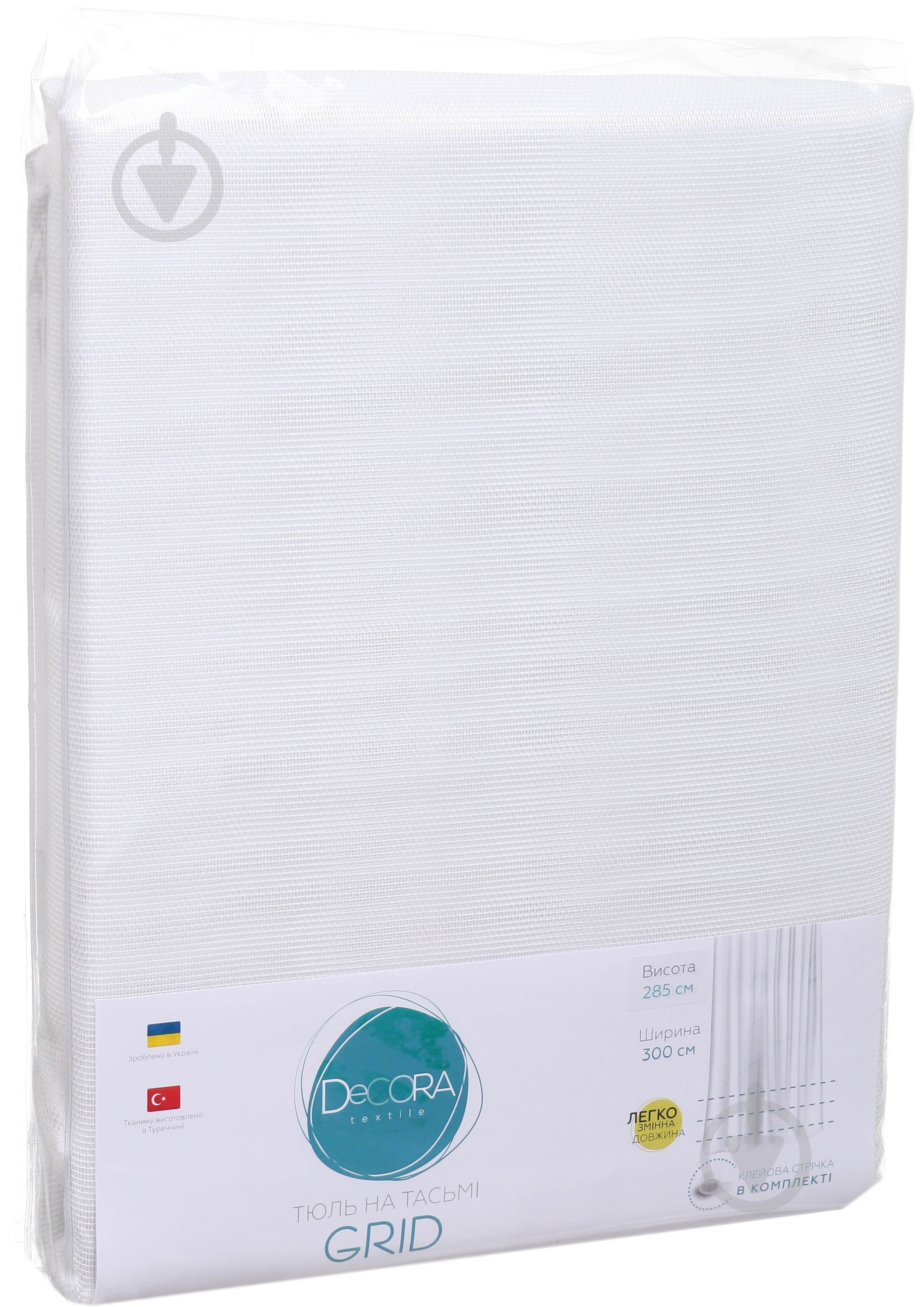 Тюль Grid 300х290 см молочный Decora textile - фото 7