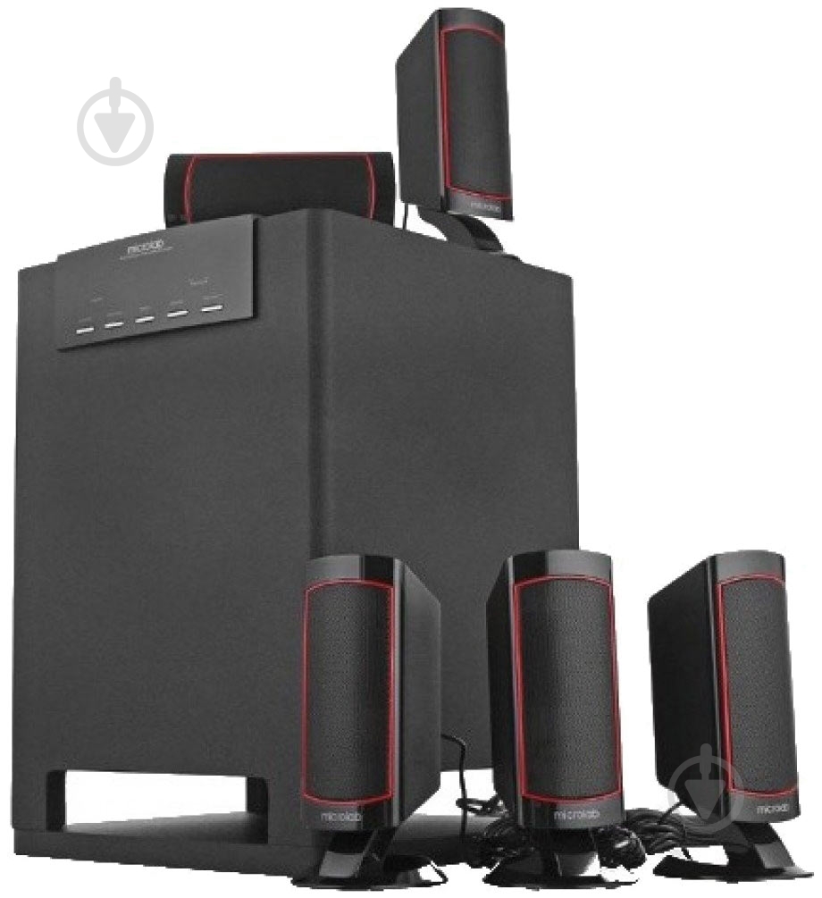 Акустическая система Microlab X15 5.1 black - фото 1