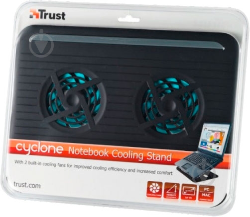 Подставка для ноутбука Trust (17866) Cyclone Notebook Cooling Stand (17866) - фото 6
