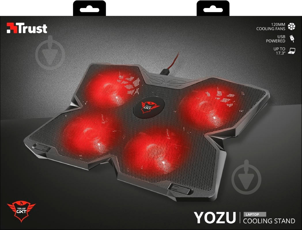 Підставка для ноутбука Trust Notebook Cooling Stand (20817) - фото 7
