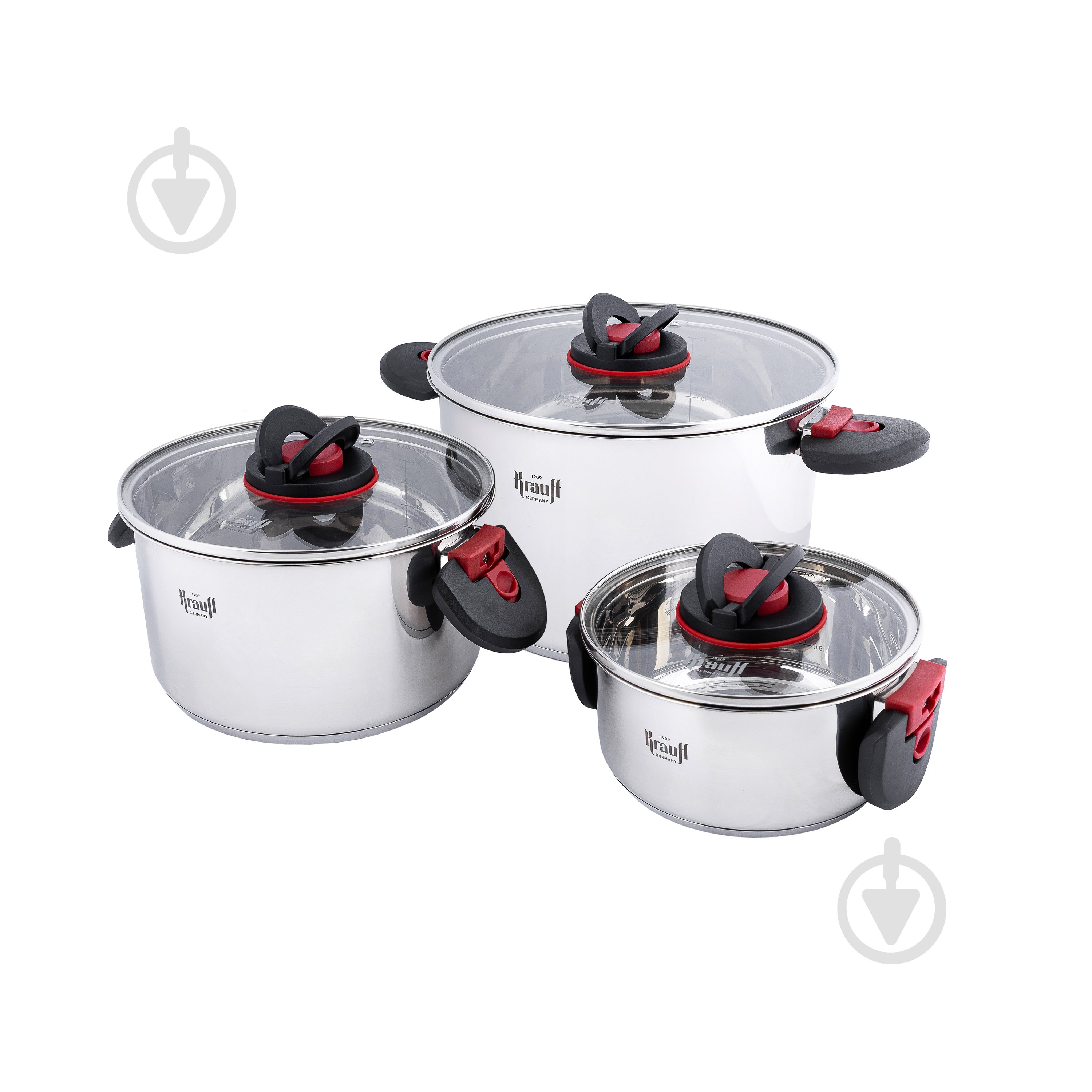 Кастрюля с крышкой Krauff Prime Chef 2,7 л 26-303-019 - фото 17 Кастрюля с крышкой Krauff Prime Chef 2,7 л 26-303-019 - фото 17