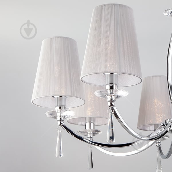 Люстра подвесная Strotskis Valery 60079/8 8x40 Вт E14 хром - фото 2 Люстра подвесная Strotskis Valery 60079/8 8x40 Вт E14 хром - фото 2