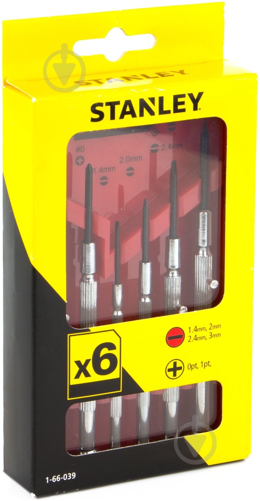 Набор отверток Stanley Standart × 1-66-039 - фото 2 Набор отверток Stanley Standart × 1-66-039 - фото 2