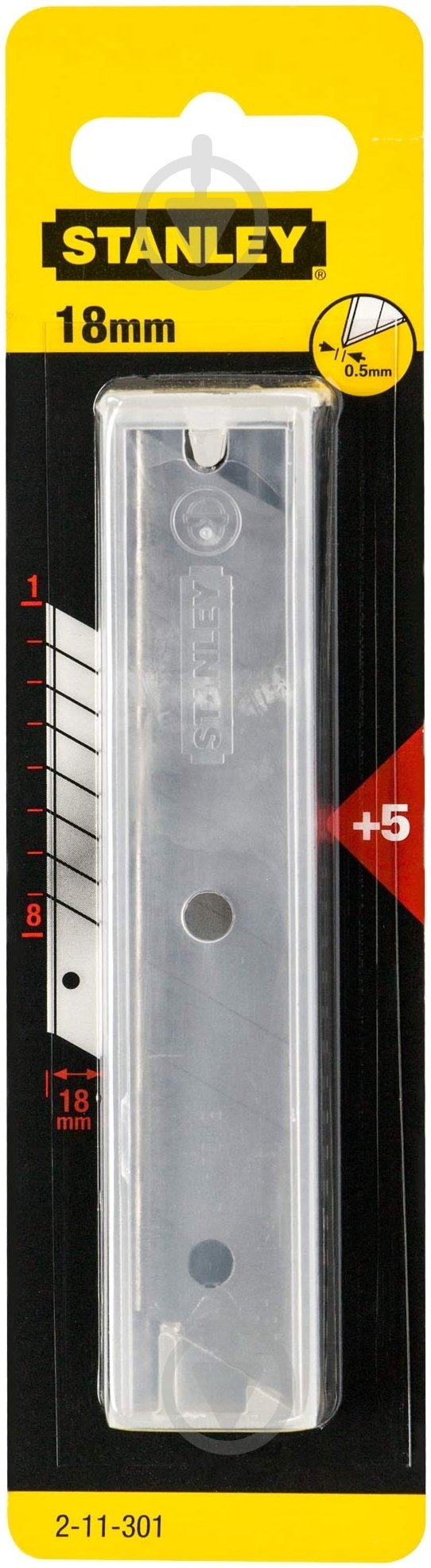 Лезвие сегментное Stanley Standart 2-11-301 - фото 1 Лезвие сегментное Stanley Standart 2-11-301 - фото 1