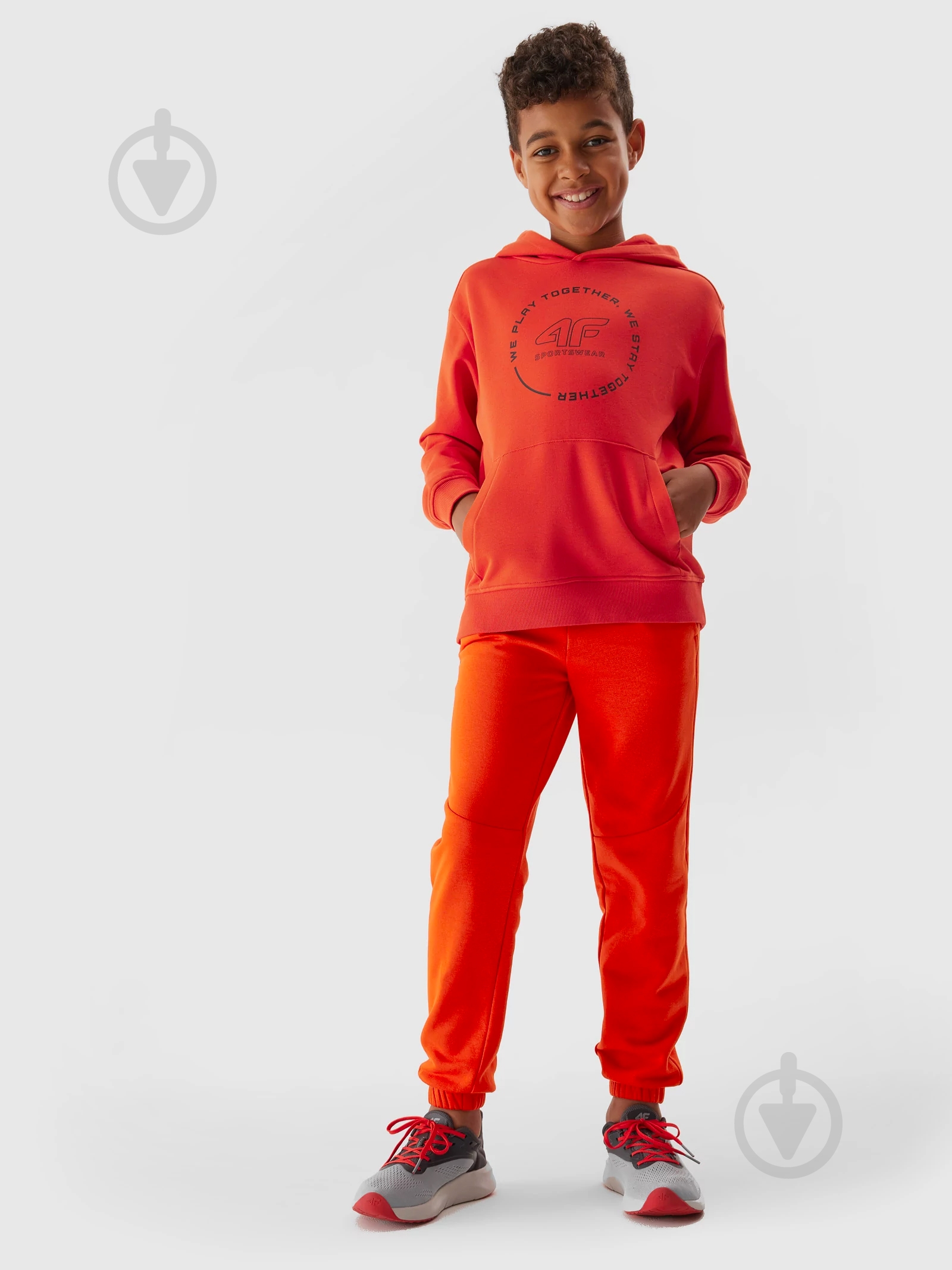 Джемпер 4F SWEATSHIRT M1090 4FJRAW23TSWSM1090-70S оранжевый - фото 6