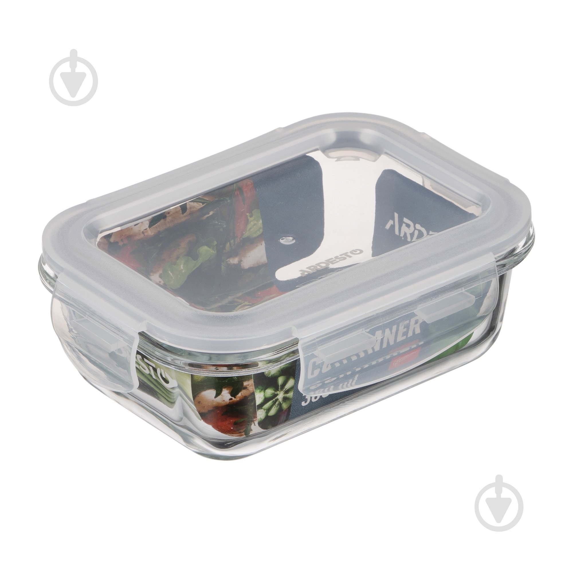 Контейнер для харчових продуктів з кришкою Ardesto Gemini 0.38 л прямокутний (AR1240BRC) - фото 5 Контейнер для харчових продуктів з кришкою Ardesto Gemini 0.38 л прямокутний (AR1240BRC) - фото 5