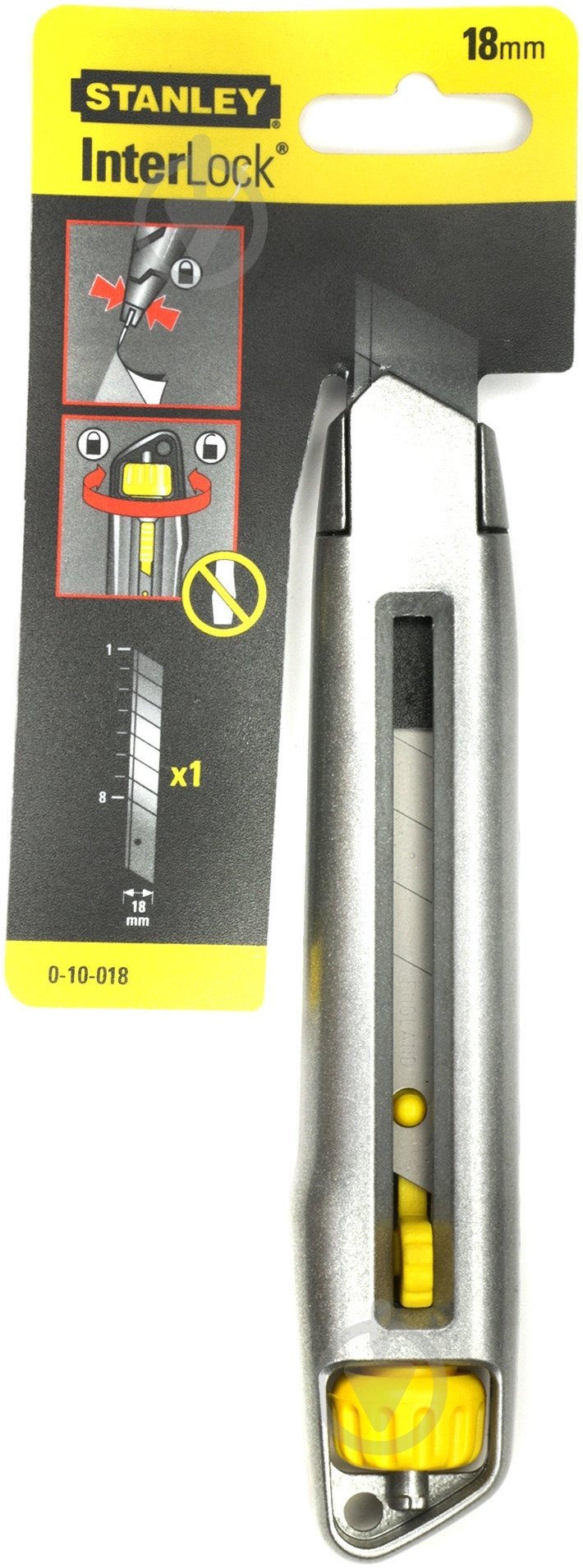 Нож сегментный Stanley INTERLOCK 0-10-018 - фото 2