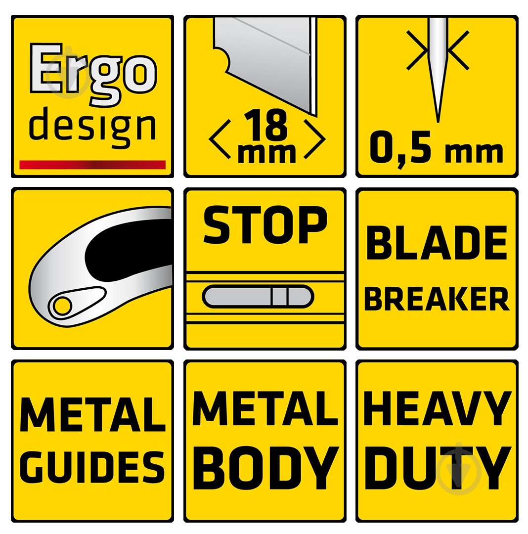 Нож сегментный Topex  17B128 - фото 11