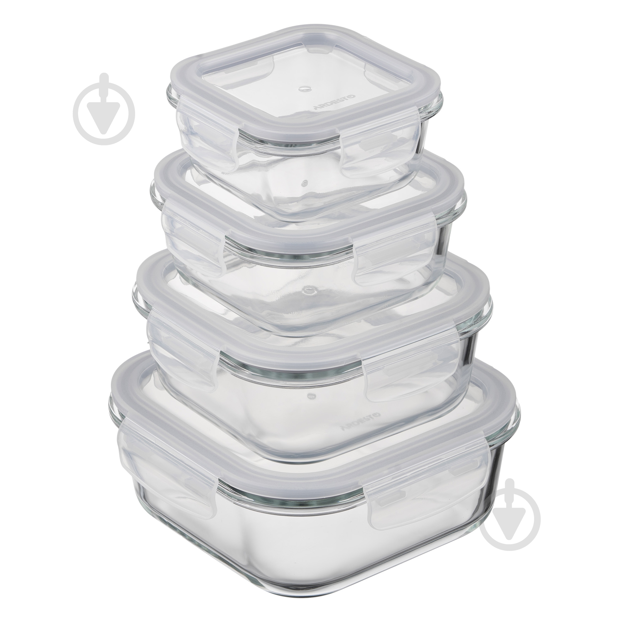 Контейнер для харчових продуктів з кришкою Ardesto Gemini 1.23 л квадратний (AR1212BSQ) - фото 7 Контейнер для харчових продуктів з кришкою Ardesto Gemini 1.23 л квадратний (AR1212BSQ) - фото 7